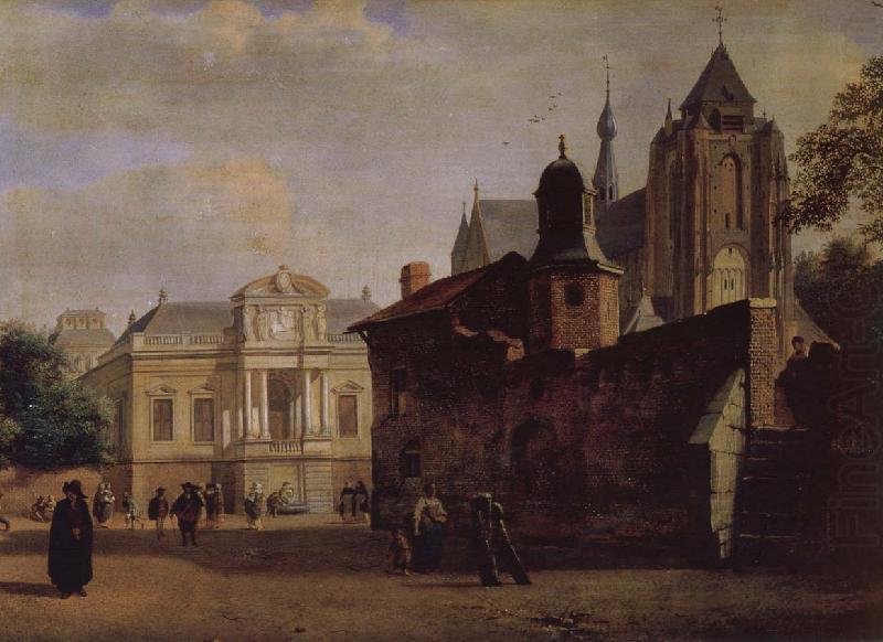 Jan van der Heyden Baroque palaces and the Cathedral china oil painting image